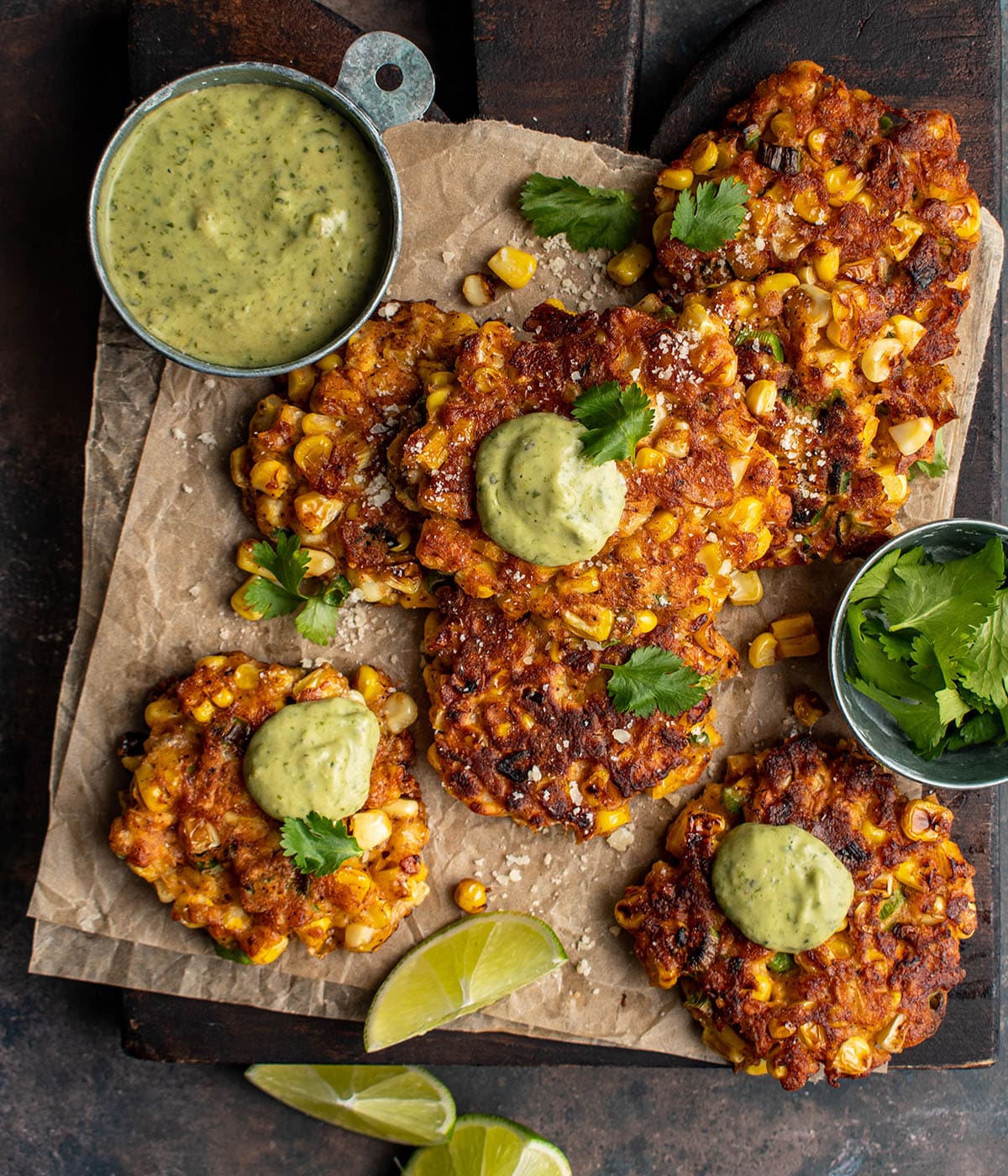 Mexican Corn and Cotija Cheese Fritters