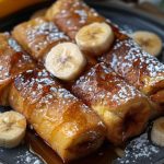 Banana French Toast Roll-Ups