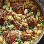 Tuscan Chicken, Gnocchi, Spinach, Artichokes, Sun-dried Tomatoes