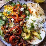 Fiesta Chicken Bowls with Cilantro Lime Drizzle
