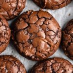 Fudgy Brownie Cookies with Sea Salt