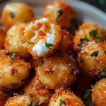 Golden Crunchy Cheese Nuggets