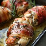 Herbed Chicken with Goat Cheese and Prosciutto