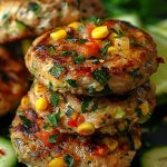 Mediterranean Chicken Burgers with a zesty Greek Yogurt Sauce