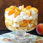 Peaches and Cream Cheese Pound Cake Trifle
