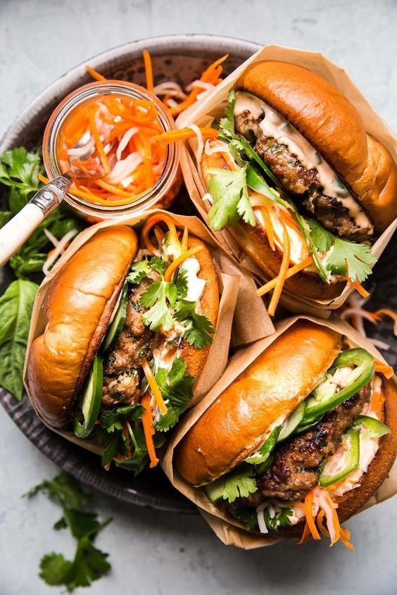 Pork Banh Mi Burger