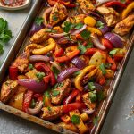 Sheet Pan Chicken Fajitas