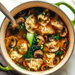 Shiitake and Potsticker Soup