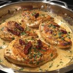 Chicken in a Creamy Sun-Dried Tomato Sauce
