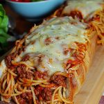 Cheesy Stuffed Italian Bread Boat