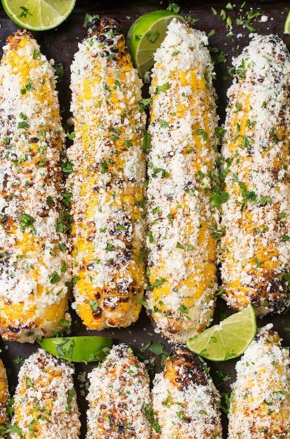 Grilled Mexican Street Corn (Elotes)