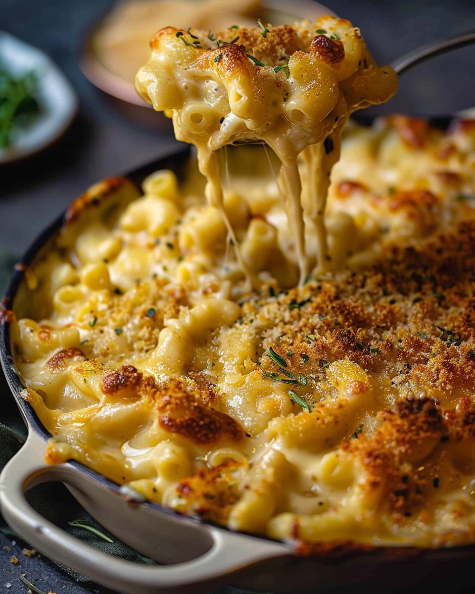 Poblano Smoked Gouda Mac and Cheese