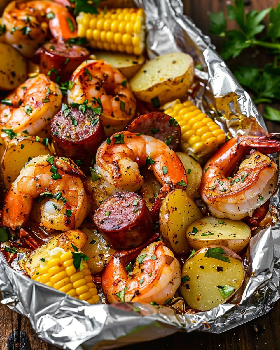 “Shrimp Boil” on the Grill