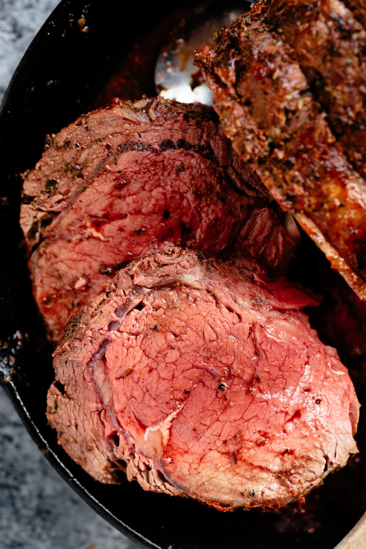 Garlic Butter Herb Prime Rib Roast 