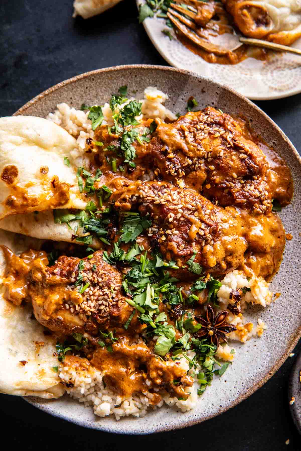 Spicy Sesame Butter Chicken
