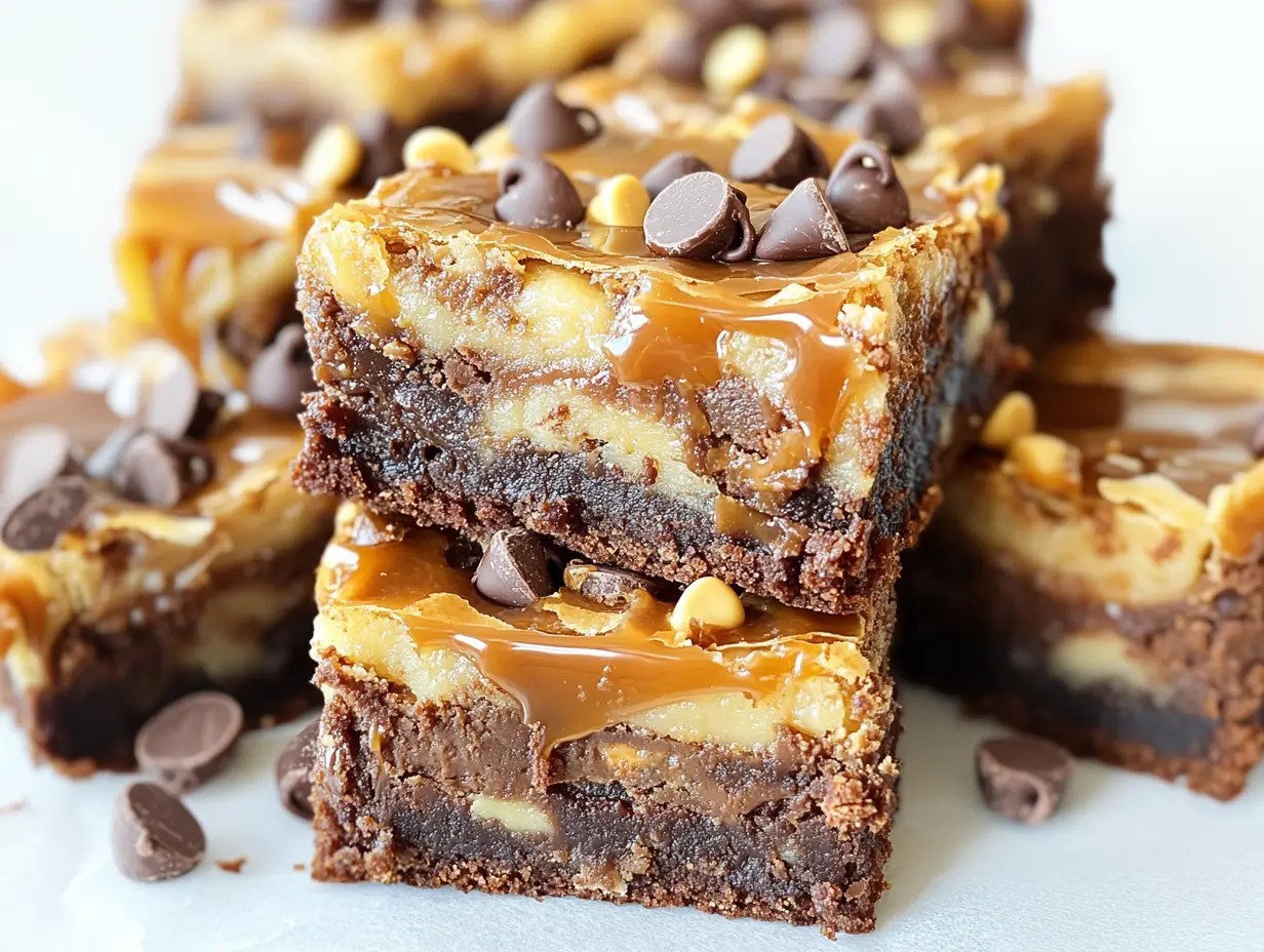 Indulgent Snickers Brownies
