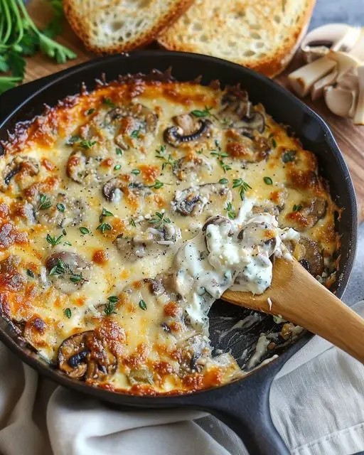 Stuffed Mushroom Dip