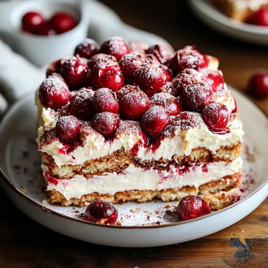 Cherry Amaretto Tiramisu
