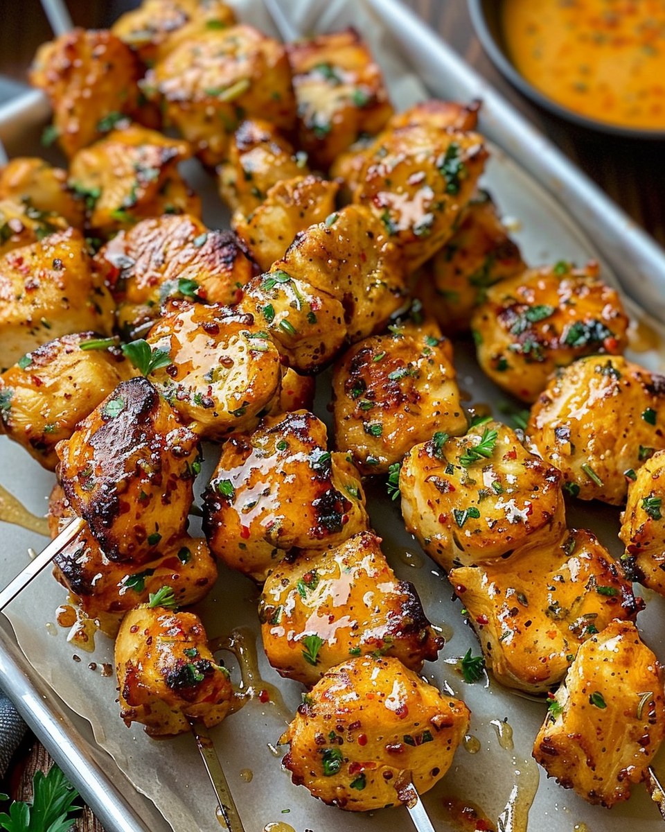 Cowboy Butter Chicken Skewers