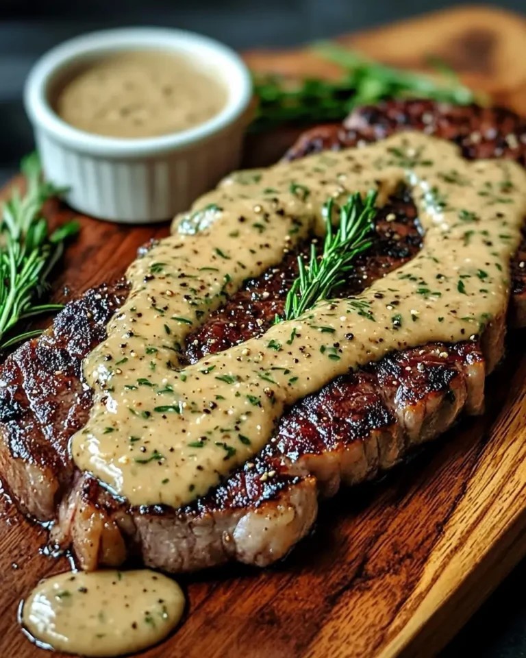 Steak with Tarragon Sauce