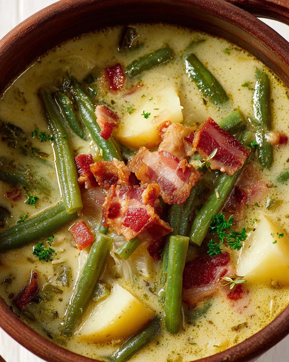 Creamy Green Bean and Potato Soup