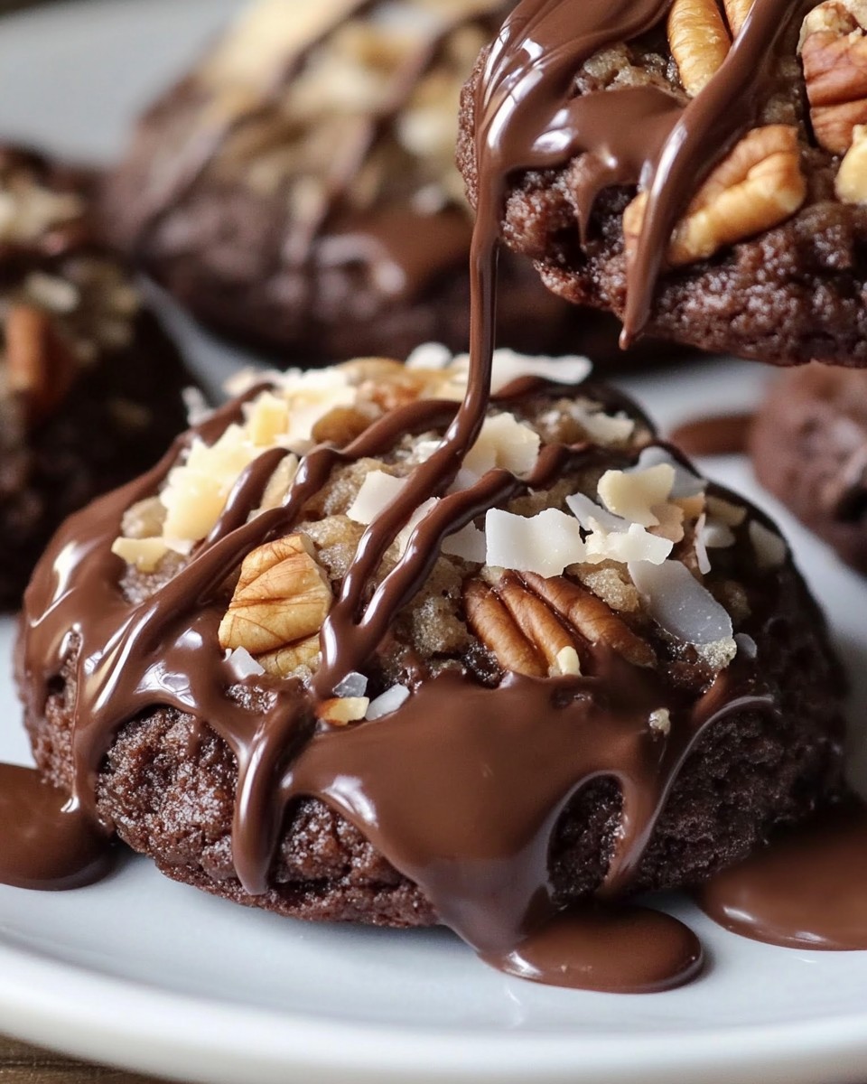 German Chocolate Cookies