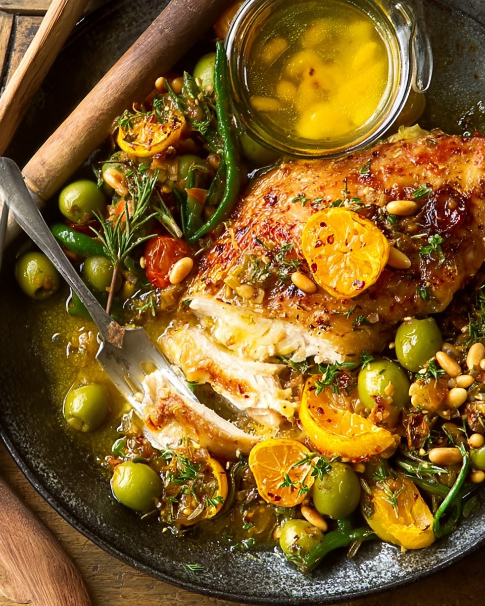 Chicken with Warm Olive Salsa