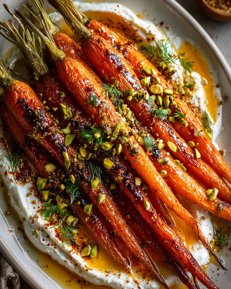 Roasted Carrots with Maple Ricotta & Spiced Butter
